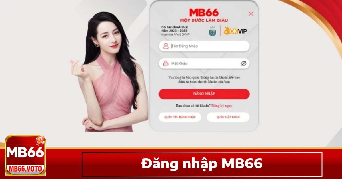 Cách đăng nhập MB66 trên website