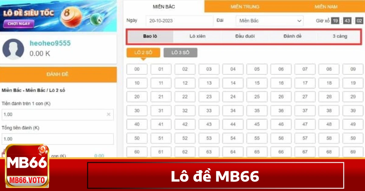 Bí quyết chơi Lô đề MB66 hiệu quả